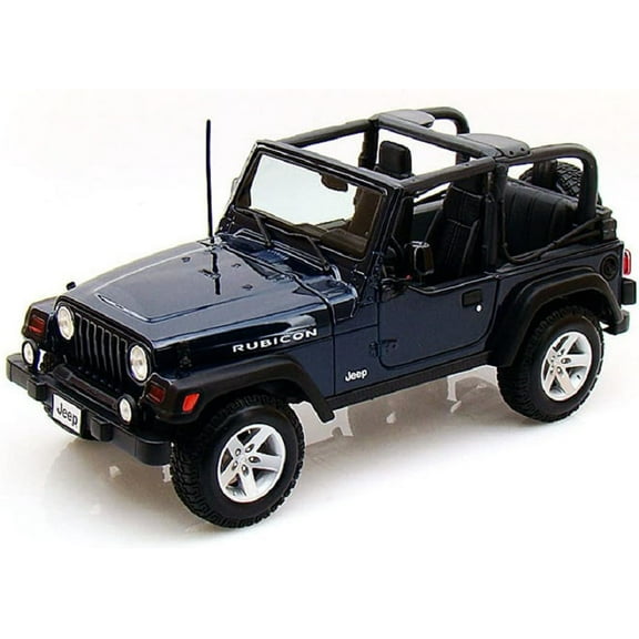 Jeep Wrangler Rubicon Deep Blue 1/18 Beyond compare Diecast Model Car by Maisto