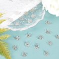 thumbnail image 4 of WEBEEDY 304 Stainless Steel Pendants Flower Stainless Steel Color 13x12x1.1mm Hole: 3mm 20pcs/box, 4 of 7