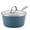 Twilight Teal, variant on Ayesha Home Collection Porcelain Enamel Nonstick Covered Saucepan, 3-Quart, Brown Sugar
