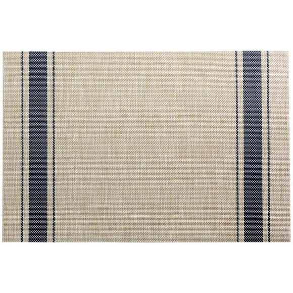 Manteles individuales CM-TOP para Mesa 4 Piezas 45×30cm Antideslizante y Aislamiento Térmico Color AZUL CD05