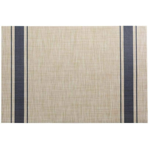 Manteles individuales CM-TOP para Mesa 4 Piezas 45×30cm Antideslizante y Aislamiento Térmico Color AZUL CD05