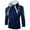 Navy, variant on Fesfesfes Men Fall Hoodie Sweatshirt Solid Color Slim Jacket Sweater Casual Outerwear Under $10
