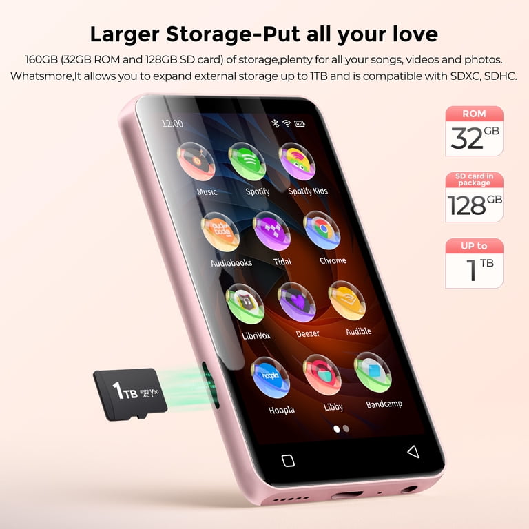 innioasis, MP3 Player, 160GB, Bluetooth WiFi Streaming with