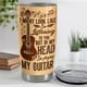 thumbnail image 4 of Vaso aislante de acero inoxidable SANDJEST Guitar de 20 oz, 4 of 7
