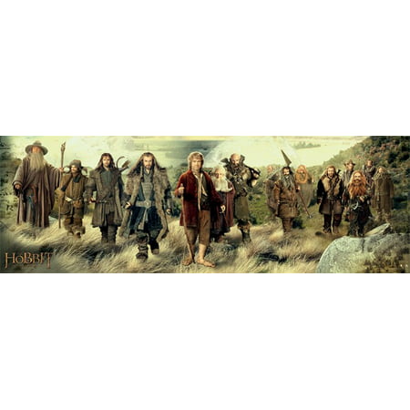 The Hobbit: An Unexpected Journey - Door Movie Poster (The Company) (Size: 62