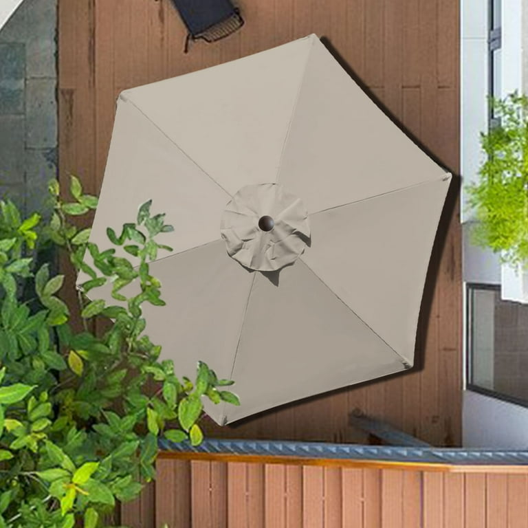 9 foot yellow patio umbrella Yellow Crank & Tilt Round Patio Umbrella, 9'