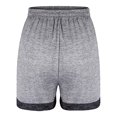 thumbnail image 6 of Bzhegqhd Spring Summer Solid Color Pockets Yoga Drawstring Outwear Sports Shorts for Women, 6 of 7