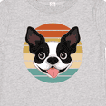 thumbnail image 4 of Inktastic Boston Terrier Dog Retro Sunset Boys or Girls Baby T-Shirt, 4 of 5