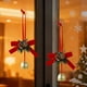thumbnail image 5 of Adornos navideños, adornos navideños, regalos navideños, decoración navideña, campanas de llegada, adorno de regalo, lazo de terciopelo, pinos artificiales, atmósferas, cortina decorativa para ventana, 5 of 6