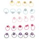 thumbnail image 4 of Toddler Hair Ties 120Pcs Assorted Color Plastic for Decoration Gentle on Scalp, 4 of 4