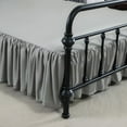 thumbnail image 3 of Bed Skirt Super Soft Solid Microfiber Pleated 14“Drop Premium Dust Ruffle, 3 of 6