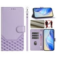 thumbnail image 2 of for Samsung Galaxy A56 5G Wallet Case for Men Women, RFID Blocking Card Holder Slots, Wrist Strap & Shoulder Strap Shockproof TPU Inner, Kickstand PU Leather Protective Phone Cover, Purple, 2 of 10