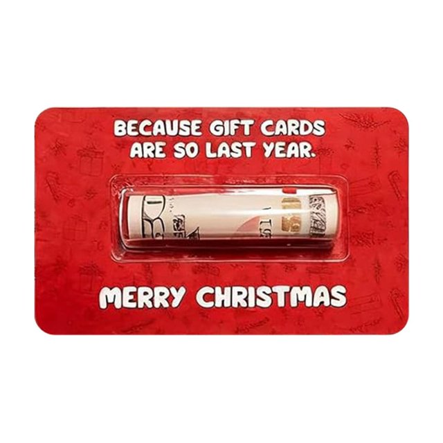 ERK Christmas Decorations Holder Greeting Card For Holiday Giving Celebration