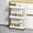 White#468, variant on Slim 3-Tier Rolling Storage Cart Narrow Space Kitchen Bathroom Organizer with Wheels