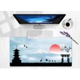 thumbnail image 2 of Desk Pad, Japanese Mount Fuji Sunrise Gaming Mouse Pad,Computer Desk Mat Keyboard with Non Slip Base for Home Office,Extended Large Size 31.5" X 15.7", 2 of 6