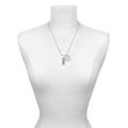thumbnail image 2 of Delight Jewelry Silvertone Joy She is Clothed in Stength and Dignity Charm Necklace, 20"+3", 2 of 4