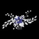 thumbnail image 1 of Peine para el cabello sencillo europeo y americano hecho a mano con inserto de diamante azul perla, accesorios para tocado de vestido de banquete, 1 of 5