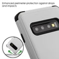 thumbnail image 6 of MyBat Natural Tuff Hybrid Case for Samsung S10 Plus (6.4") - Gray/Black, 6 of 7