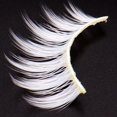 thumbnail image 5 of Pestañas Postizas Blancas Cosplay Maquillaje Pestañas Postizas Fiesta De Disfraces Pestañas Eigraketly CE008243-01, 5 of 5