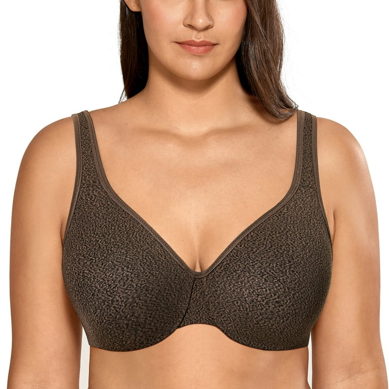 DELIMIRA Women's Smooth Full Figure Minimizer Underwire Support