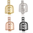 thumbnail image 1 of HAHDAXIA 4 Pcs Iced Out Diamond Teeth Grillz for Hip Hop Grills for Your Teeth Top and Bottom, Rapper Costume Cosplay Teeth Jewelry and Accessories - for Photo Video Shoots, Clubbing, 1 of 2