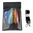 thumbnail image 1 of Bolsa para tijeras de peluquero, bolsa para tijeras de peluquero, bolsa para herramientas de estilista con cinturón, PU Claro Multicolor, 1 of 9
