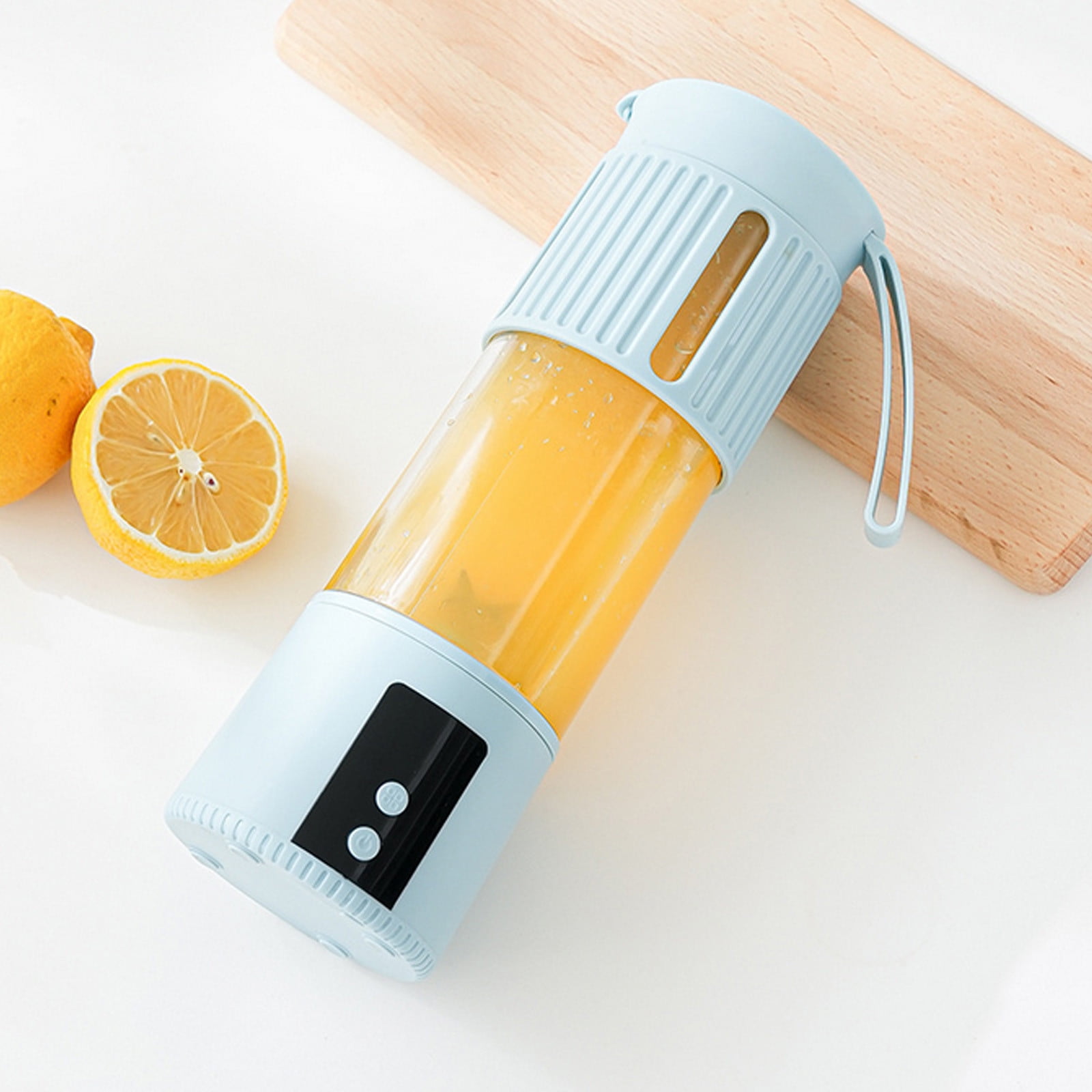 Electric Juicer Cup Portable Blender Rechargeable Mini Smoothie Maker Baby Food Grinder USB Fruit Mixer Powerful Blade, Kitchen Travel Office Gym Healthy Drink Juicing Preparation On The Go