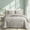 Gray, variant on 2/3-Piece Pink Cherry Blossom Quilt Set - Soft Microfiber Bedspread Coverlet with 1/2 Pillow Shams, Lightweight Floral Bedding for All Seasons