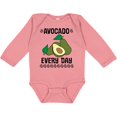 thumbnail image 3 of Inktastic Avocado Every Day Boys or Girls Long Sleeve Baby Bodysuit, 3 of 5