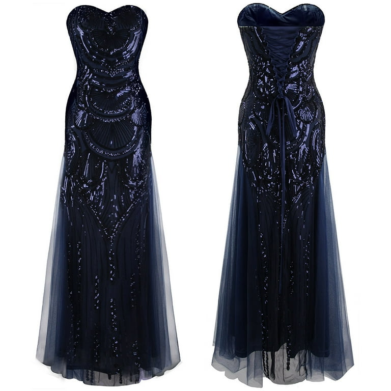green emerald velvet dress Beaded Sheer Corset Gown by GLS Gloria GL3561 3XL / Smoky Blue