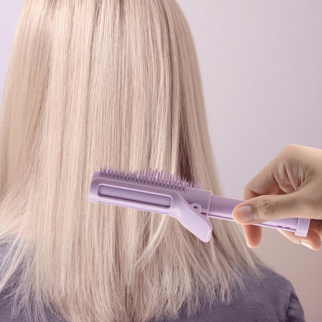 Cepillo para peinar el cabello Yinane Cepillo desenredante portátil Violeta