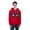 Deadpool Mineral Red, variant on Marvel Deadpool & Wolverine Fleece Zip Up Hoodie Adult