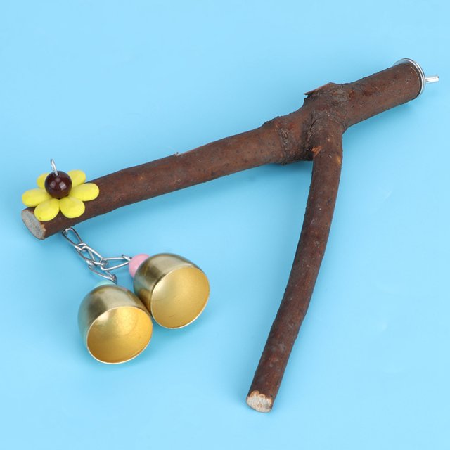 Poste para pájaros, Tenedor de madera natural para pájaros, soporte para tenedor de madera, perca para pájaros, experiencia incomparable