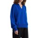 thumbnail image 2 of VISgogo Jersey de punto de otoño invierno para mujer Color sólido Manga larga Solapa Corte en V Suéter VISgogo moda, 2 of 3