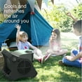 thumbnail image 3 of Lasko Misto 15" Pivoting Outdoor Misting Fan with GFCI Cord and 3 Speeds, Black, 7050, 3 of 11