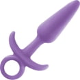 thumbnail image 3 of Firefly Prince Glow in the Dark Silicone Anal Plug, Small, Purple, 3 of 4