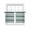 green, variant on Red Navy Blue Striped Sheer Curtains 72 Inch Length 2 Panels Set, Farmhouse Stripes Modern Abstract Art Voile Window Treatment Curtains Sheers Drapes for Bedroom/Living Room/Kitchen 52"x72"x2