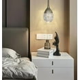thumbnail image 6 of Teardrop Crystal Pendant Light, Black Hanging Ceiling Lighting Fixtures, Modern LED Bubble Kitchen Bar Lights Dimmable with Adjustable Metal Rods for Bathroom Dining Room$$Tools & Hardware Other, 6 of 7