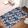 thumbnail image 5 of Daiia White Leaves Front Door Mat, Heavy Duty Durable Welcome Mat for Outdoor Indoor, Dirt Trapper Waterproof Super Absorbent Door Mat, 16" x 24", 5 of 9
