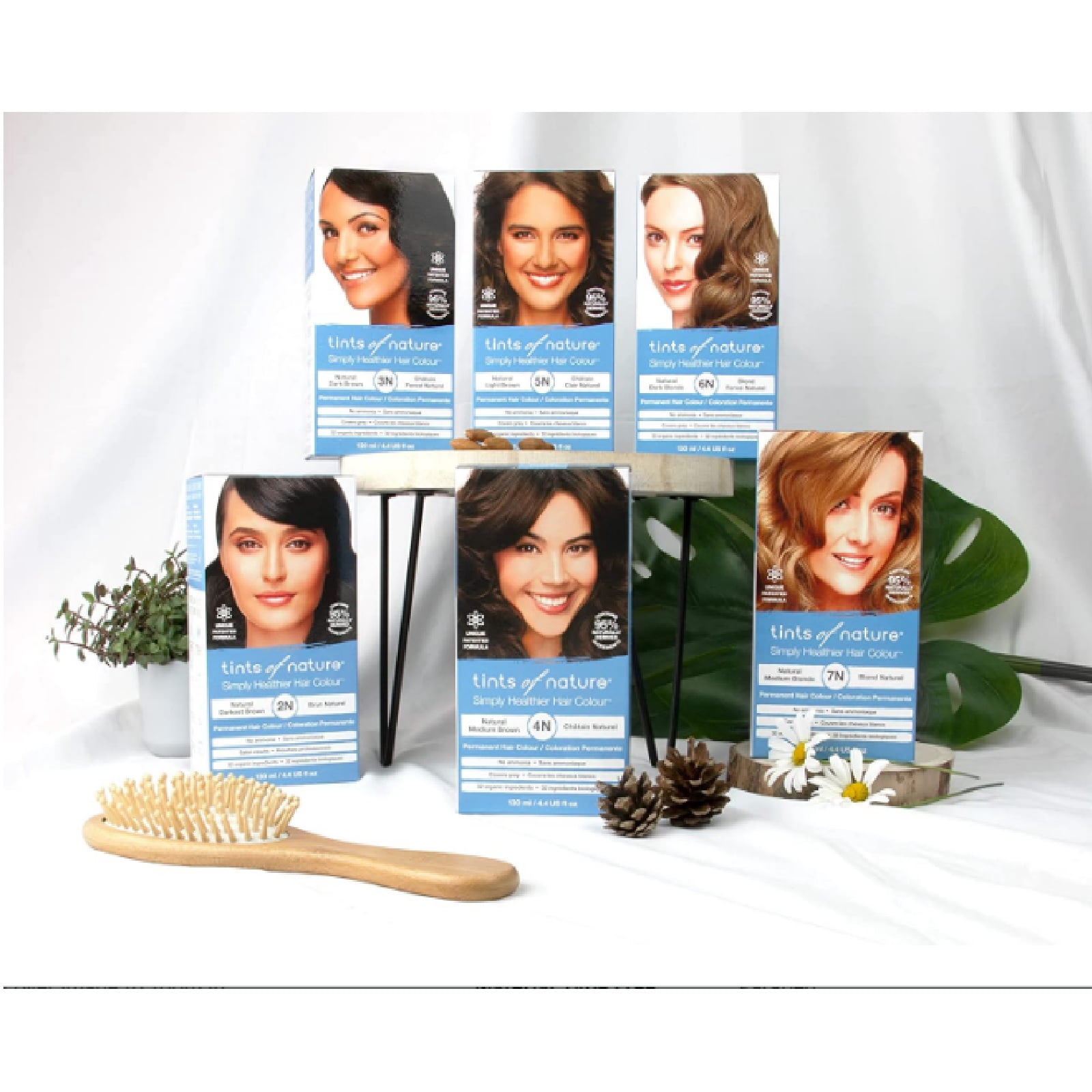 Tints of Nature Permanent Hair Colour, 3N Natural Dark Brown, 4.4 oz
