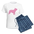 thumbnail image 5 of CafePress - Pink French Bulldog Women's Light Pajamas - Women's Short Sleeve Print T-Shirt and Pants Light Cotton Pajama Set, 5 of 7