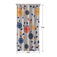 thumbnail image 5 of Pioneer Flower Floral Print Pattern Shower Curtain 36"x72" ,Bathroom Decorative Shower Curtains Set with 12 Hooks,Modern Waterproof Washable Shower Curtain, 5 of 6