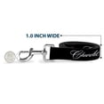thumbnail image 5 of GM General Motors Pet Leash, Dog Leash, Chevrolet Script and Americana Bowtie Black, 4 Feet Long 1.0 Inch Wide, 5 of 6