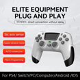 thumbnail image 5 of Controlador Controlador de juego de 6 ejes Controlador de Gamepad de vibración de motor dual para interruptor PS4 NS, 5 of 5