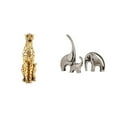 thumbnail image 1 of Juego de figuras de , elegante escultura de de resina, adorno de escritorio moderno, estatua clásica de animal de mesa, adecuada para, 1 of 8