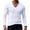White, variant on Men's V-Neck Solid Long Sleeve Base Layer, Casual Athletic Sport Top for Workout Fitness and Daily Layering, Black L