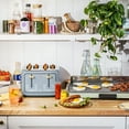 thumbnail image 3 of Beautiful 4-Slice Toaster with Touch-Activated Display, Cornflower Blue by Drew Barrymore, 3 of 16