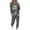 002A Gray, variant on Fanxing Plus Size Fall Outfits for Women Sweat Suits for Womens Two Piece Sets Tracksuit for Women Set Lounge Sets for Women Long Pants Athleisure Set Men