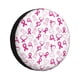 thumbnail image 1 of Fotbe Breast Cancer Awareness4 Funda de Llanta de Repuesto con Estampado, Engrosada, Ajuste Universal para Jeep, Remolque, RV, SUV, Camión-14 inch, 1 of 6