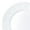 White, variant on Smarty 6" Clear Classic Flair Disposable Plastic Pastry Plates 180ct